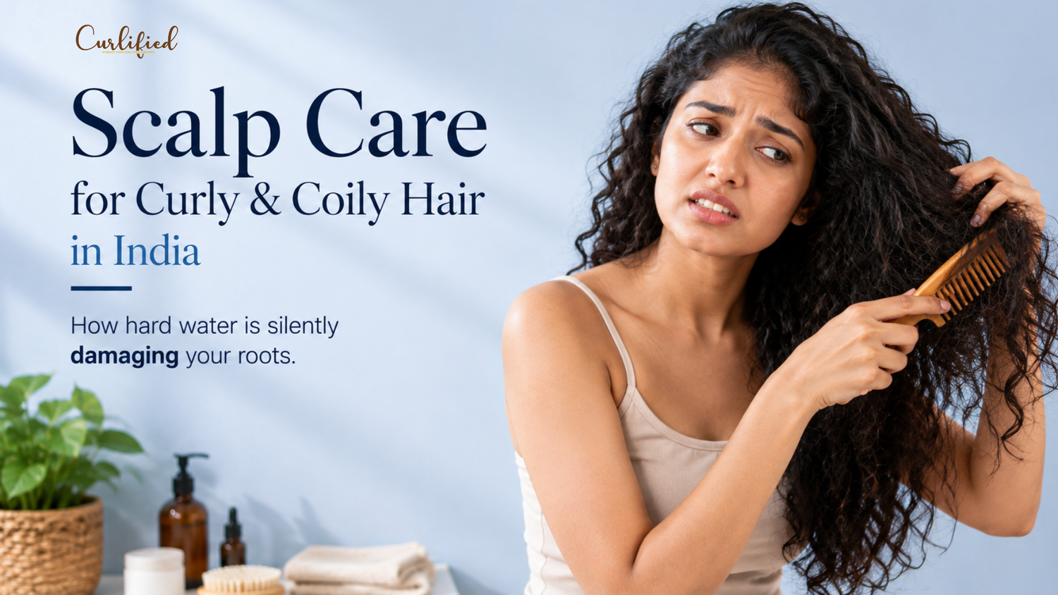 Scalp Care for Curly and Coily Hair in India: How Hard Water Is Silently Damaging Your Roots