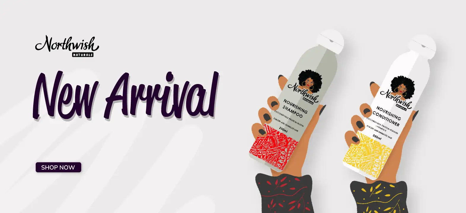 Northwish Naturals brand banner