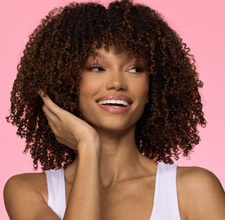 Camille Rose curly hair model
