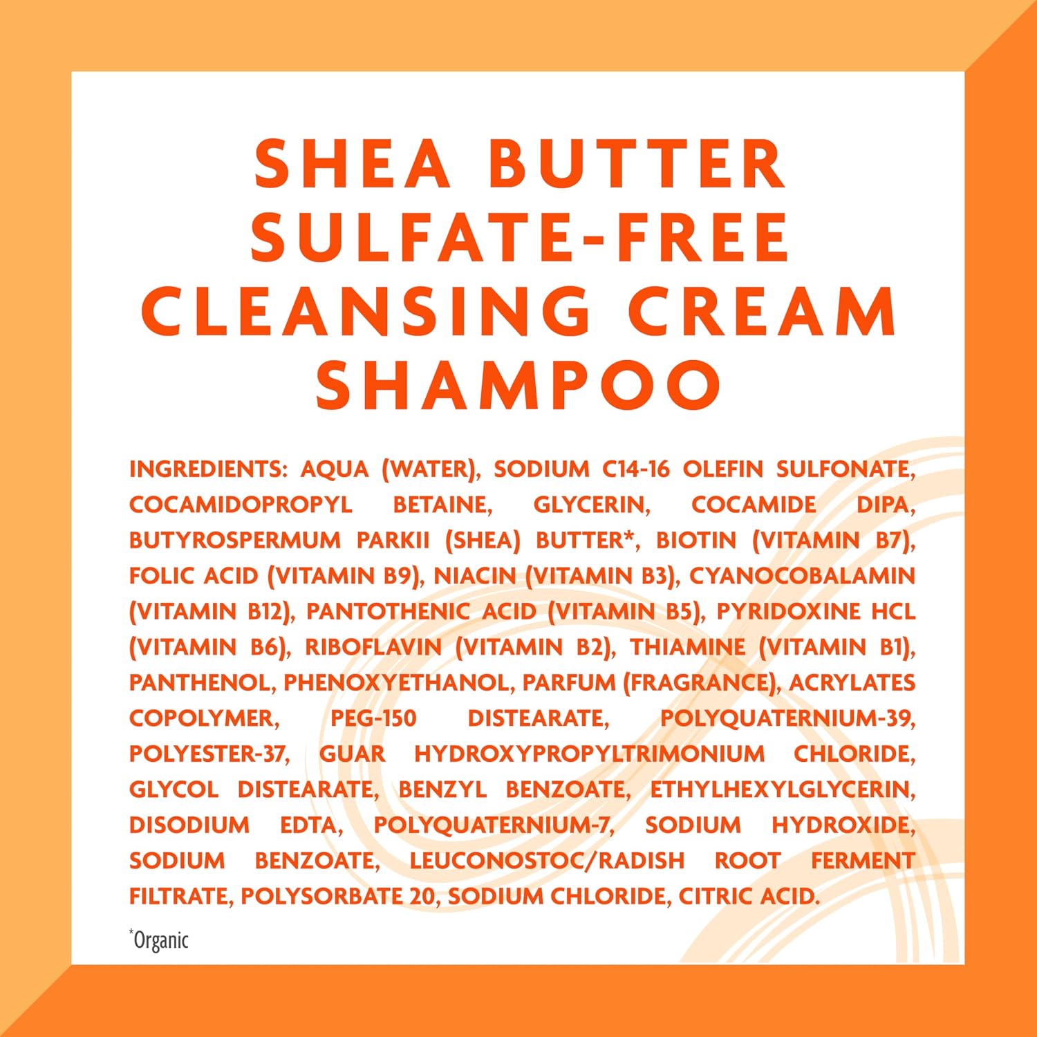 Cantu Shea Butter Sulfate-Free Cleansing Cream Shampoo