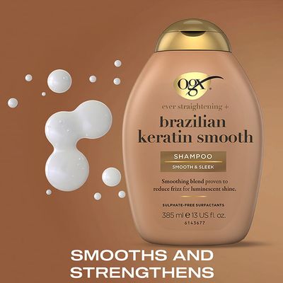 OGX Ever-Straightening Brazilian Keratin Smooth Shampoo - photo 6