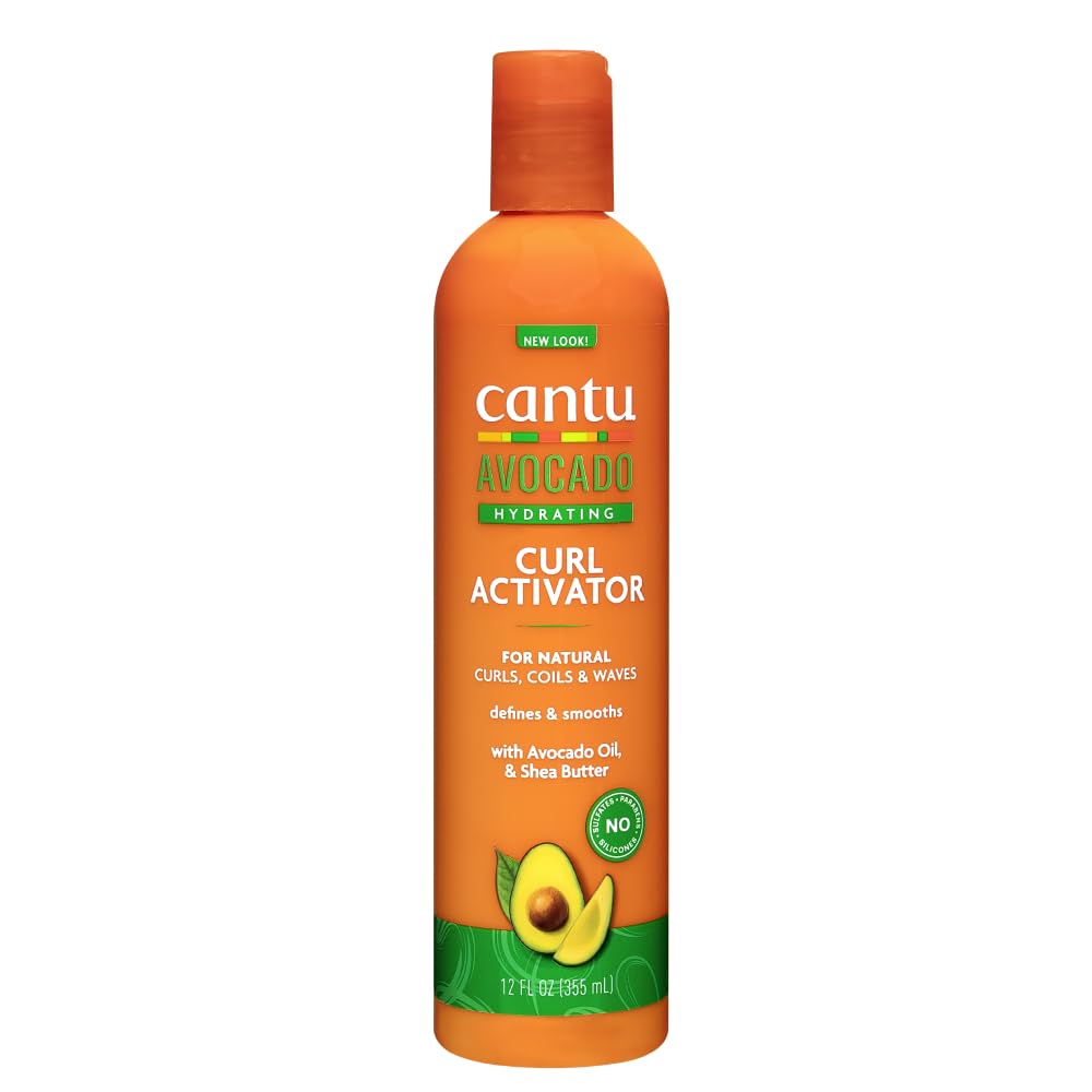 Cantu Avocado Hydrating Curl Activator Cream with Avocado Oil & Shea Butter