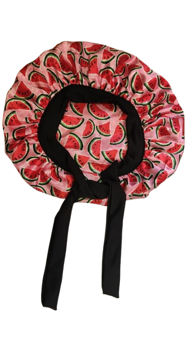 Curlyn Satin Bonnet (Printed)