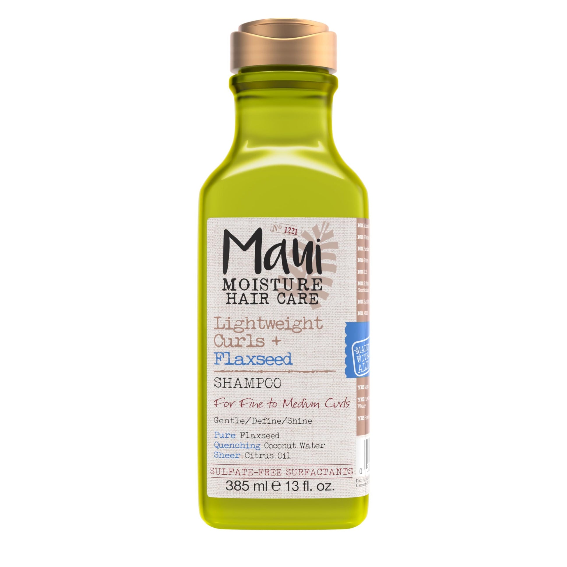 Maui Moisture Hair Care Light Weight Curls Flax Seed Shampoo - photo 5