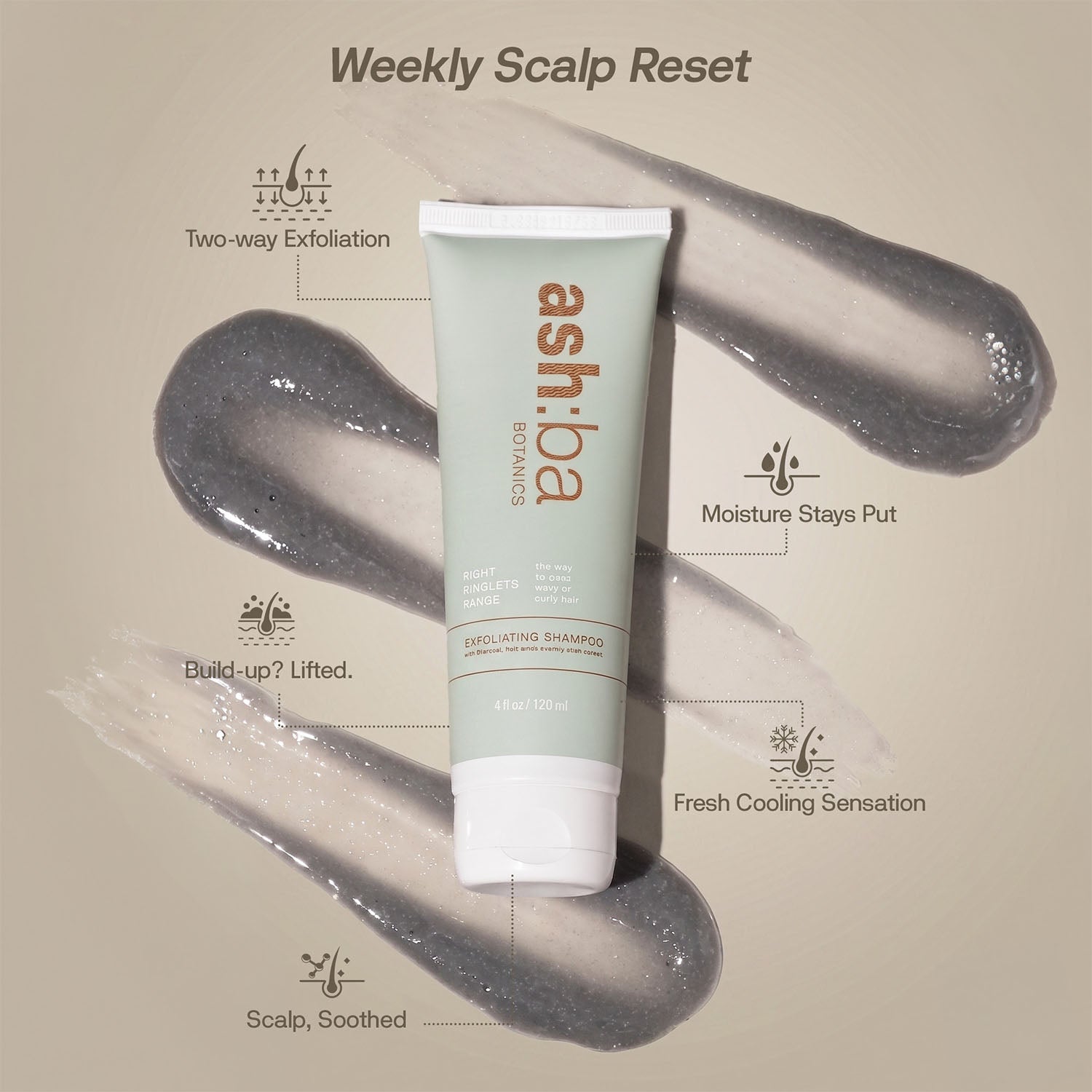 Ashba Botanics Exfoliating Shampoo