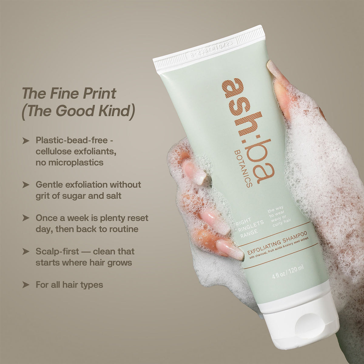 Ashba Botanics Exfoliating Shampoo