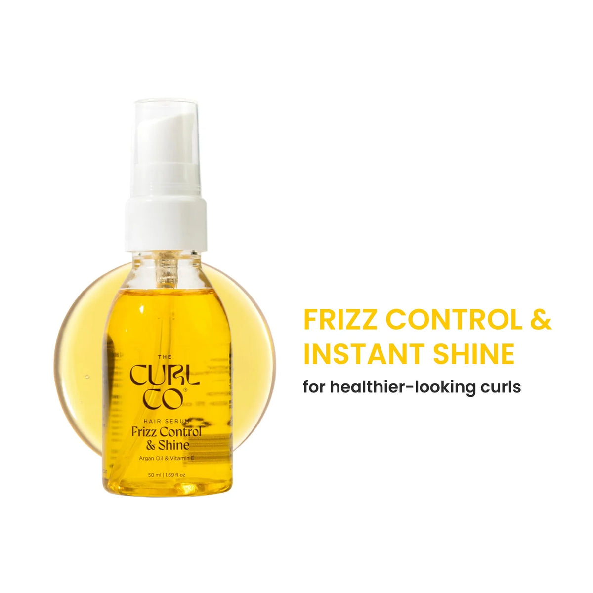 The Curl Co Frizz Control & Shine Hair Serum