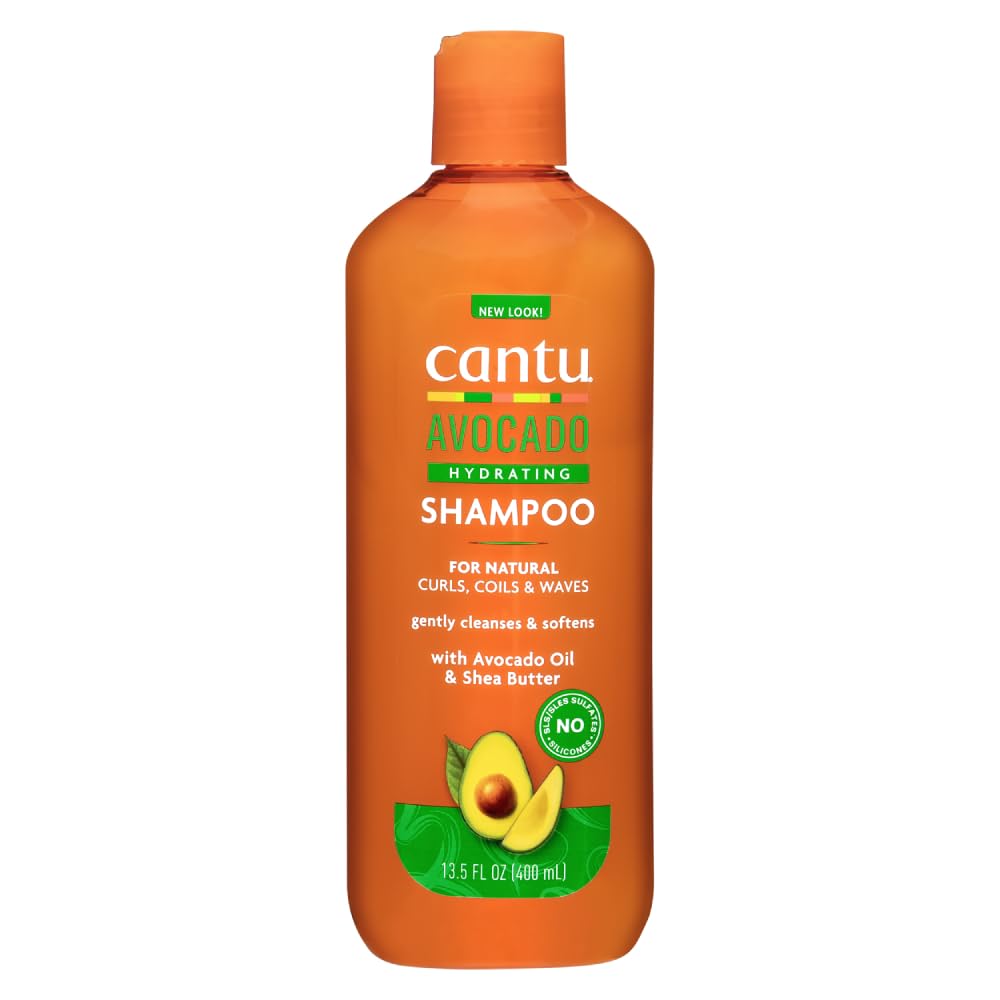 Cantu Avocado Hydrating Shampoo with Avocado Oil Shea Butter