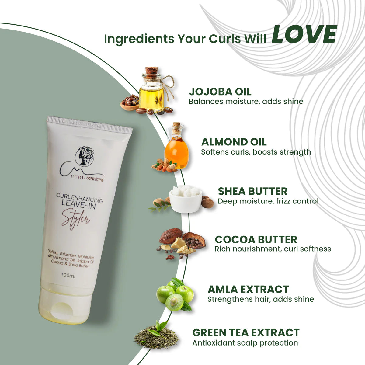 Curl Mantra Curl Enhancing Leave-In Styler - photo 3