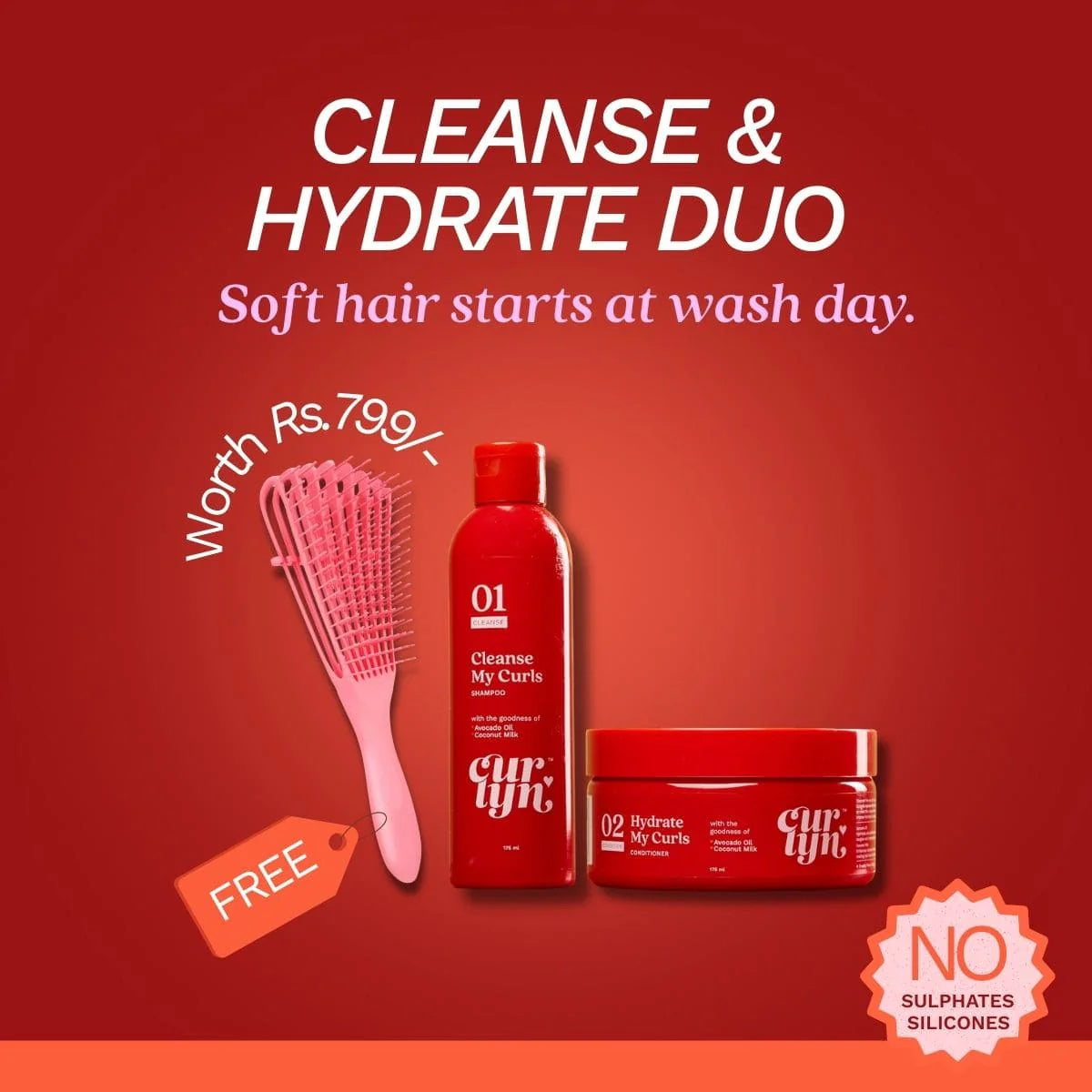 Curlyn Cleanse and Hydrate Duo - photo 2