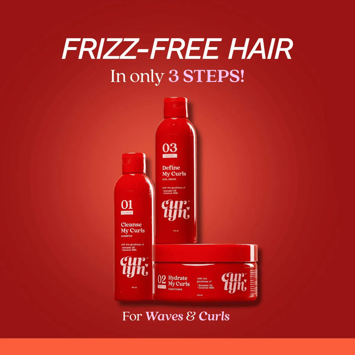 Curlyn 3-Step Curly Hair Routine