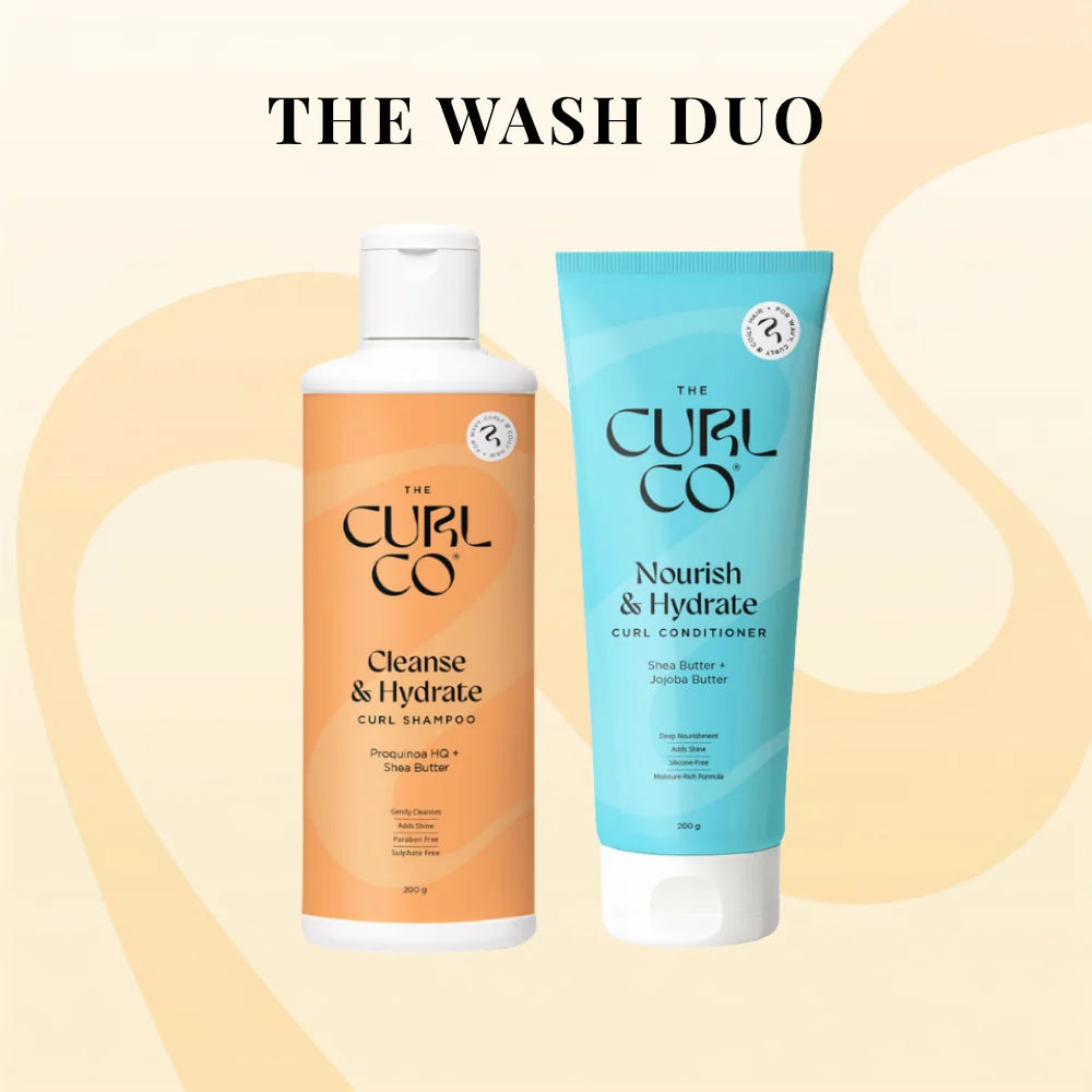The Curl Co Curl Shampoo and Curl Conditioner Bundle