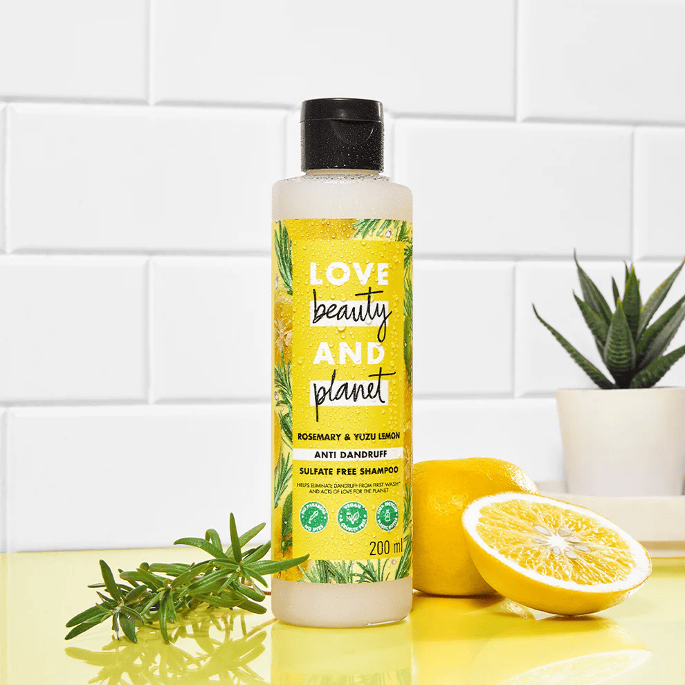 Love Beauty and Planet Rosemary & Yuzu Lemon Anti Dandruff Shampoo - 200 ml