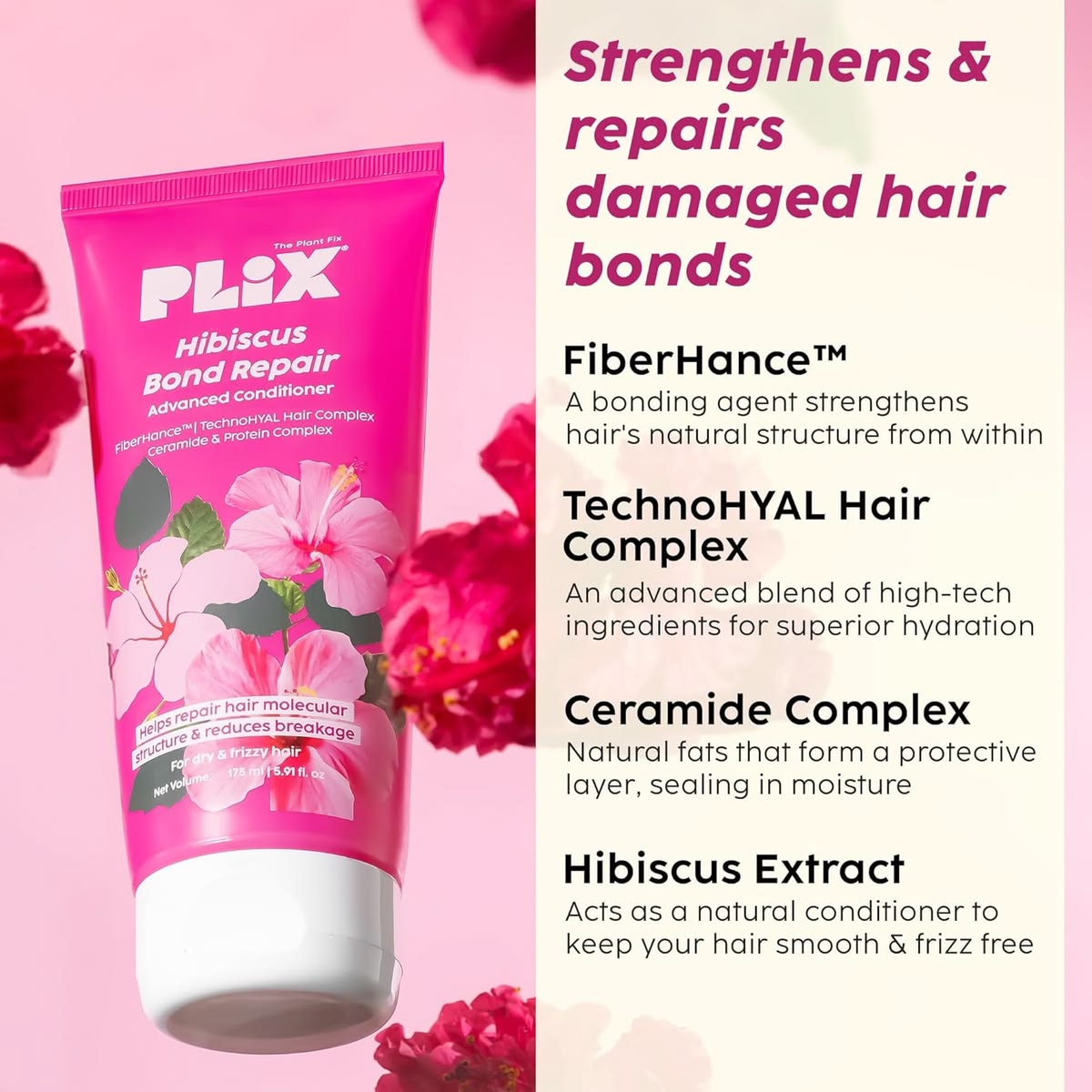 Plix Hibiscus Bond Repair Hair Serum