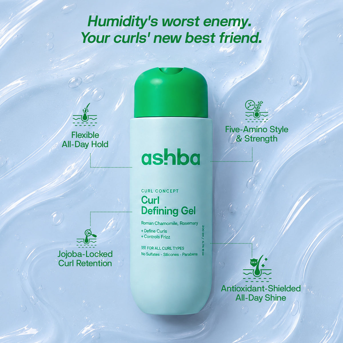 Ashba Botanics Right Ringlets® Curl Defining Gel