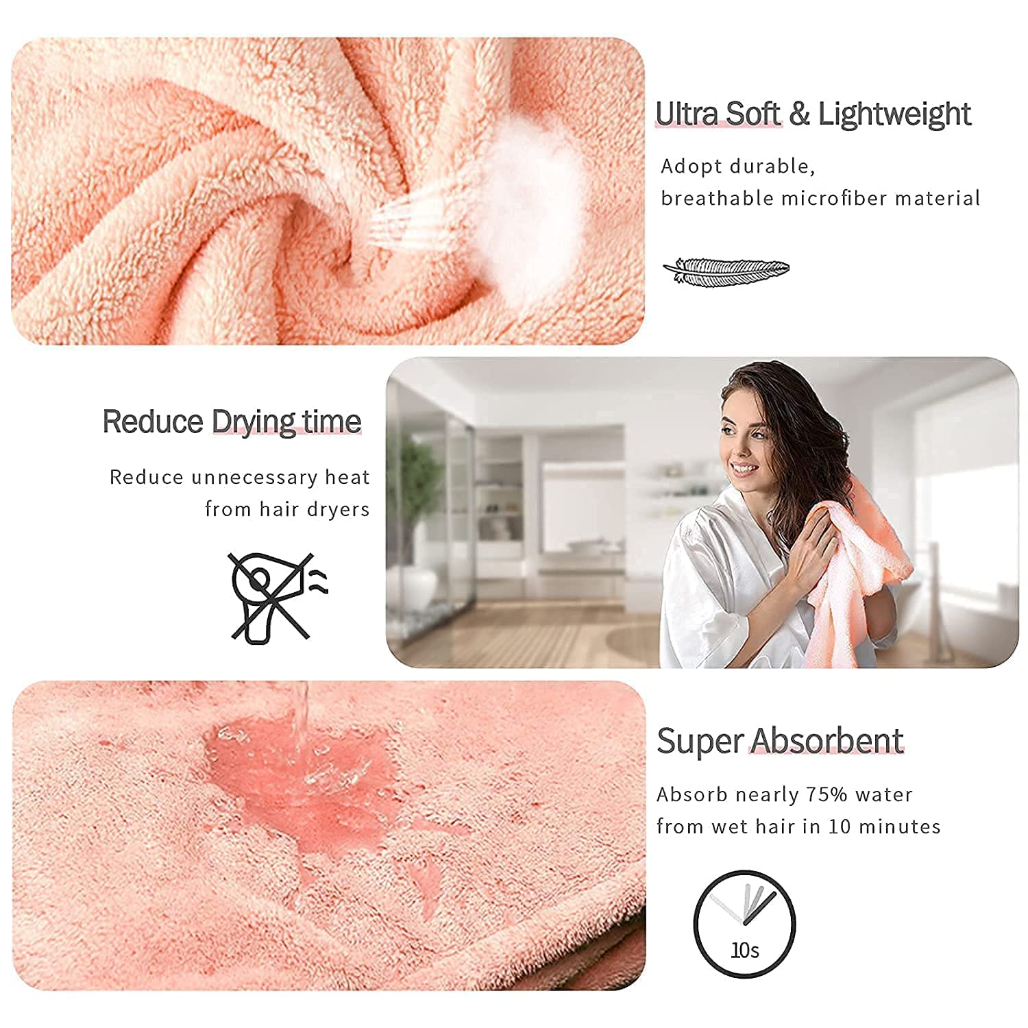 Microfiber Turban Towel - photo 5