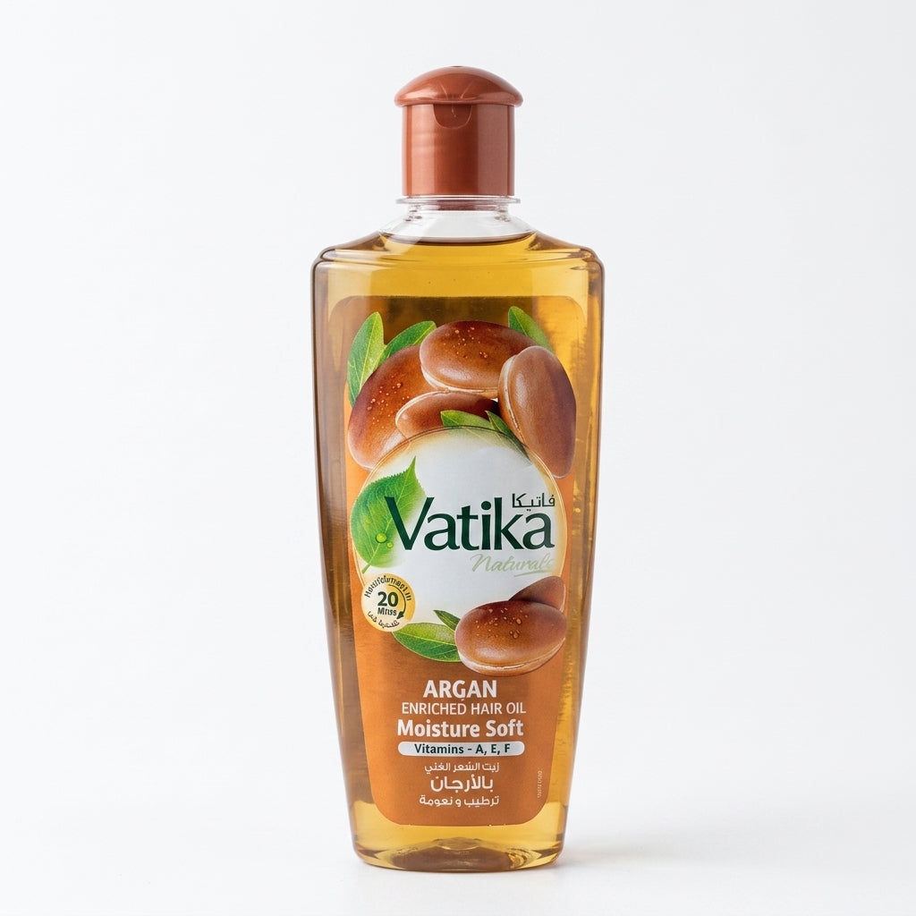 Vatika Naturals Argan Enriched Hair Oil Moisture Soft