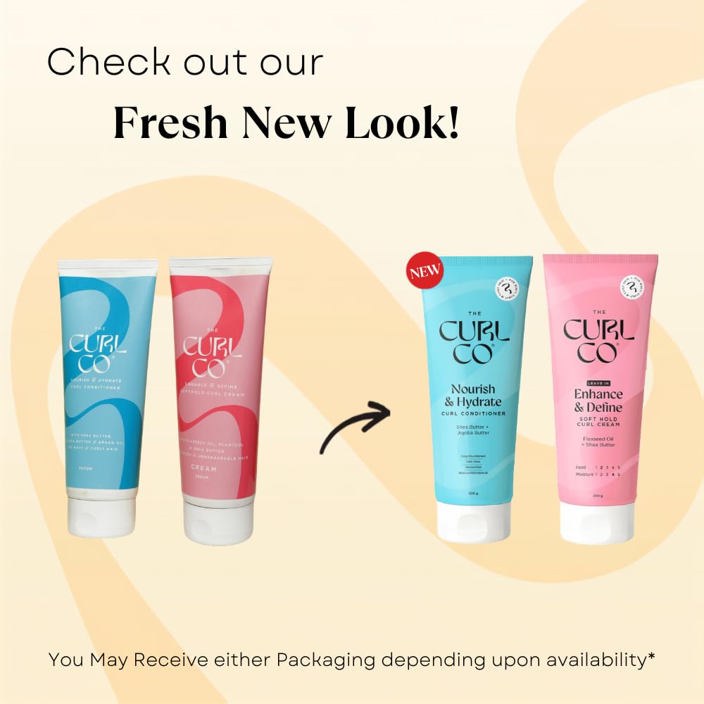 The Curl Co Curl Conditioner and Curl Cream Bundle