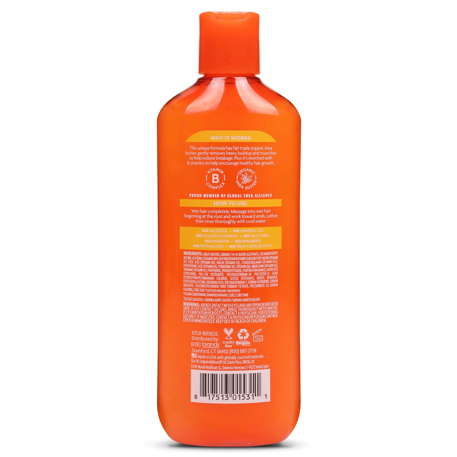 Cantu Shea Butter Sulfate-Free Cleansing Cream Shampoo