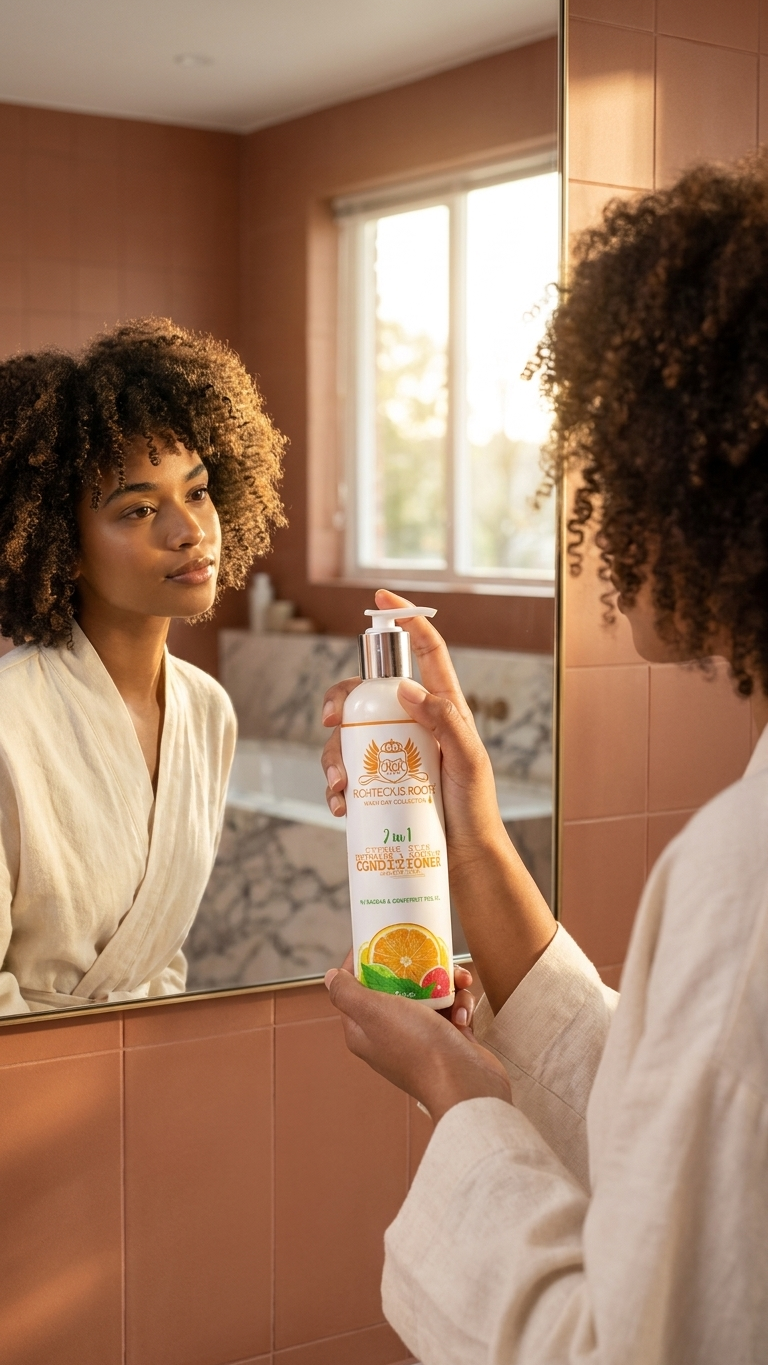 Essential Hair Care Duo - Righteous Roots Clarifying Shampoo and Citrus Slip Conditioner - photo 3