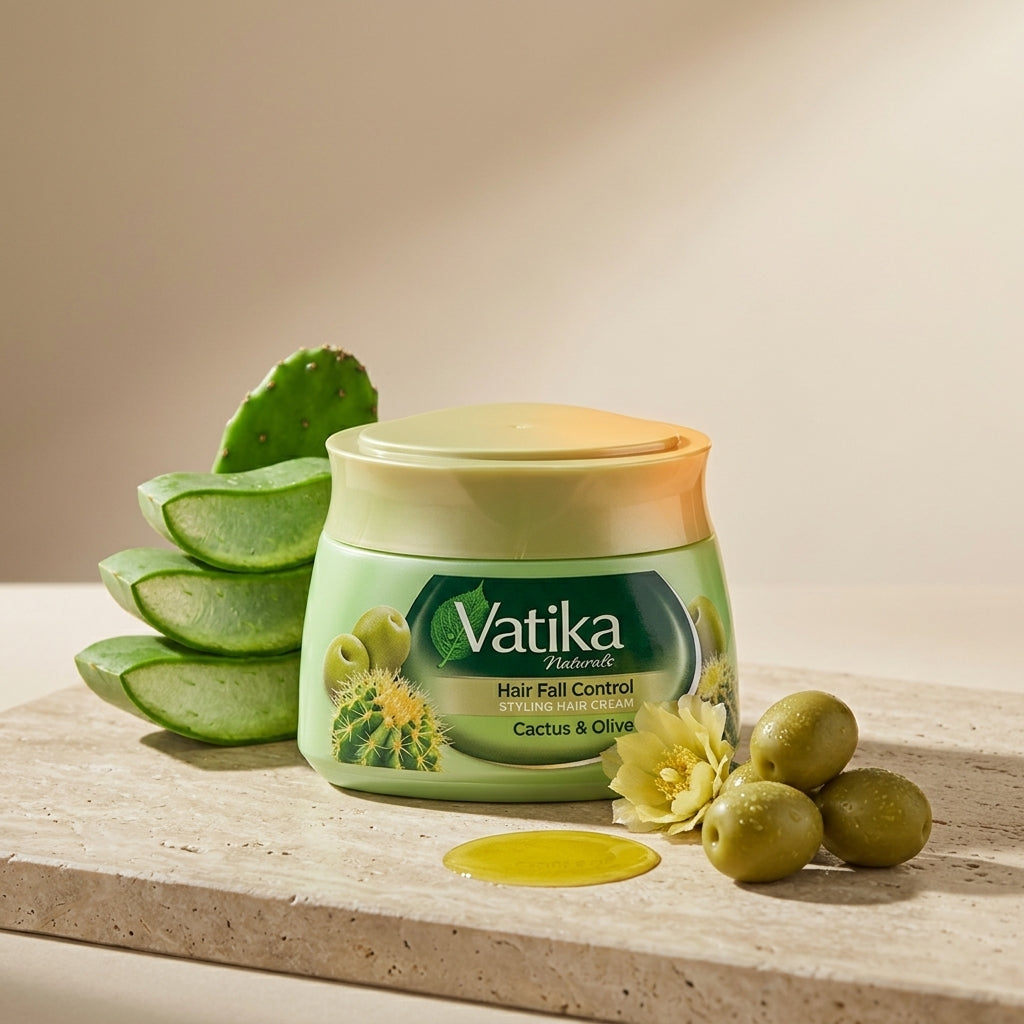 Vatika Naturals Hair Fall Control Styling Hair Cream - photo 3