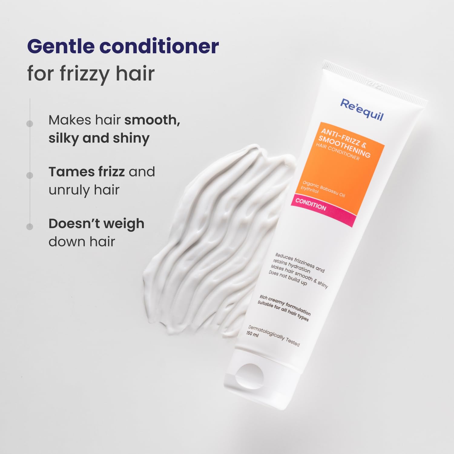 Re'equil Babassu Anti-Frizz & Smoothening Hair Conditioner - photo 2