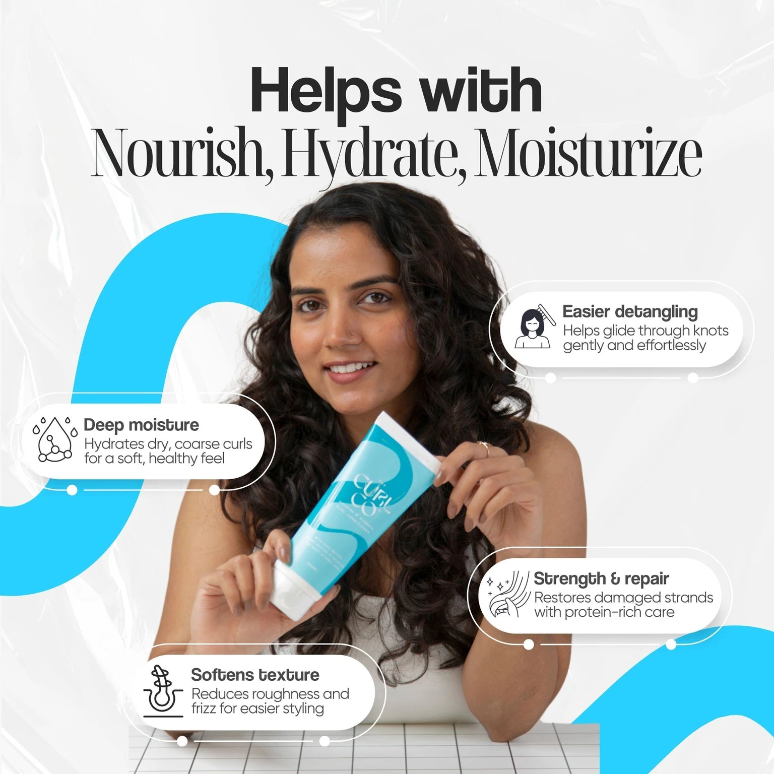 The Curl Co Nourish and Hydrate Curl Conditioner - photo 2