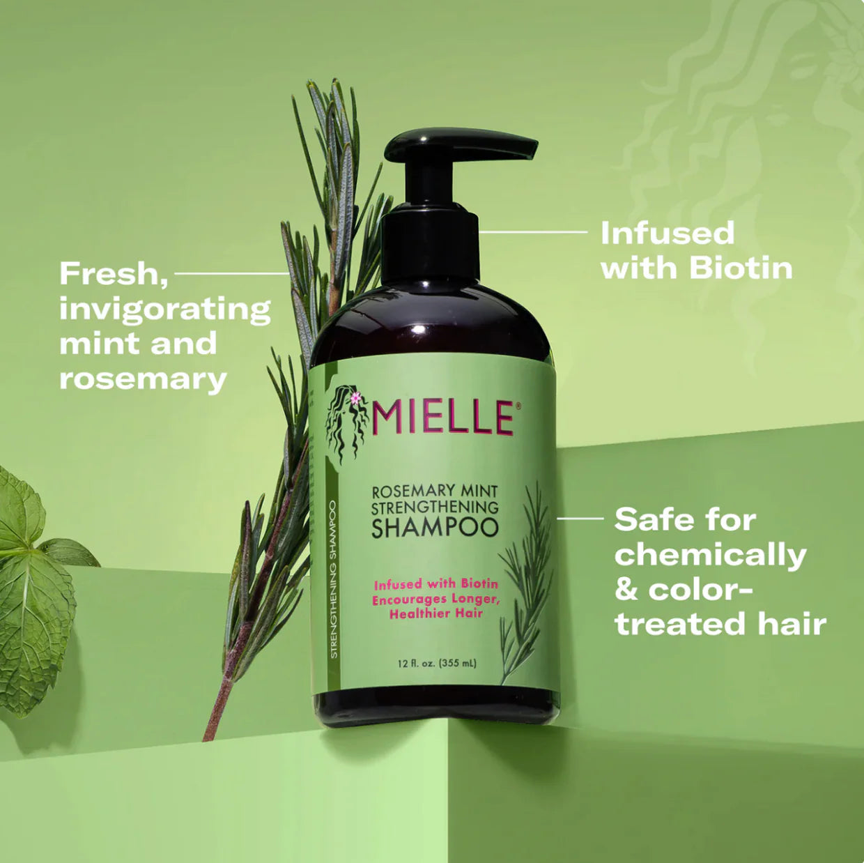Mielle Organics Rosemary Strengthening Shampoo - photo 3