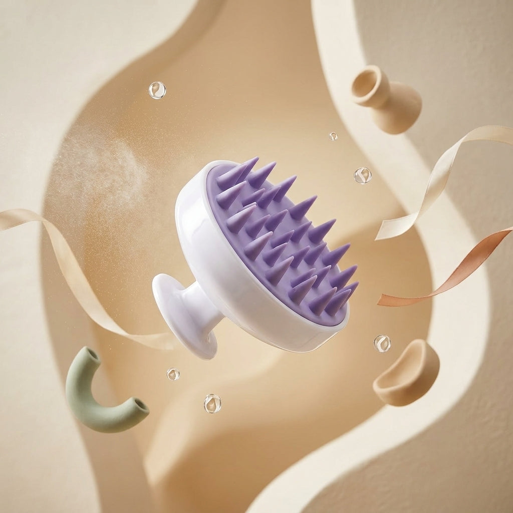 Curl Basics Scalp Round Hair Manual Massager Hair Brush - photo 12
