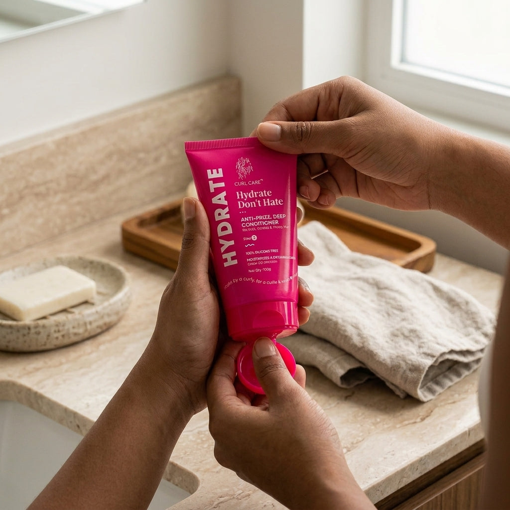 Curl Care Hydrate Don't Hate Anti Frizz Deep Conditioner - photo 9