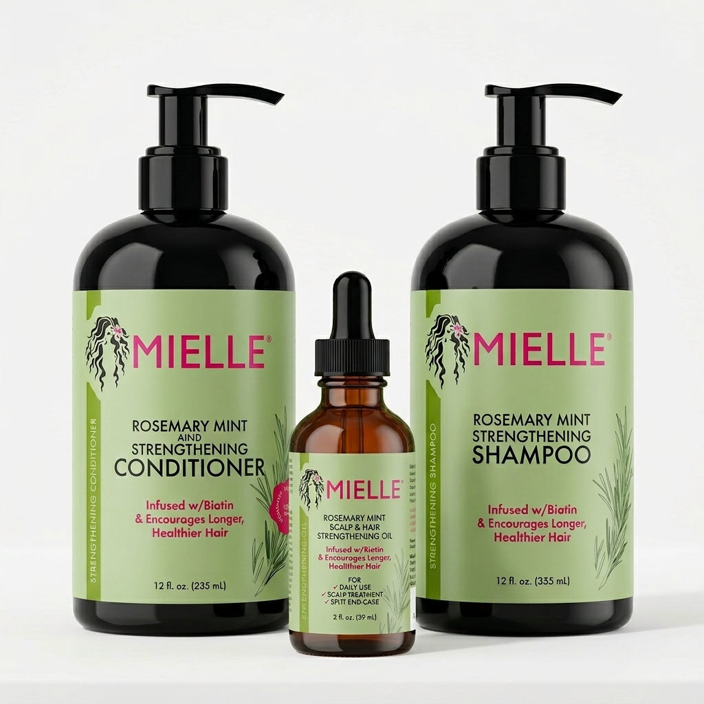 Mielle Organics Rosemary Mint Strengthening Trio