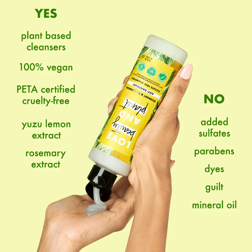 Love Beauty and Planet Rosemary & Yuzu Lemon Anti Dandruff Shampoo - photo 3