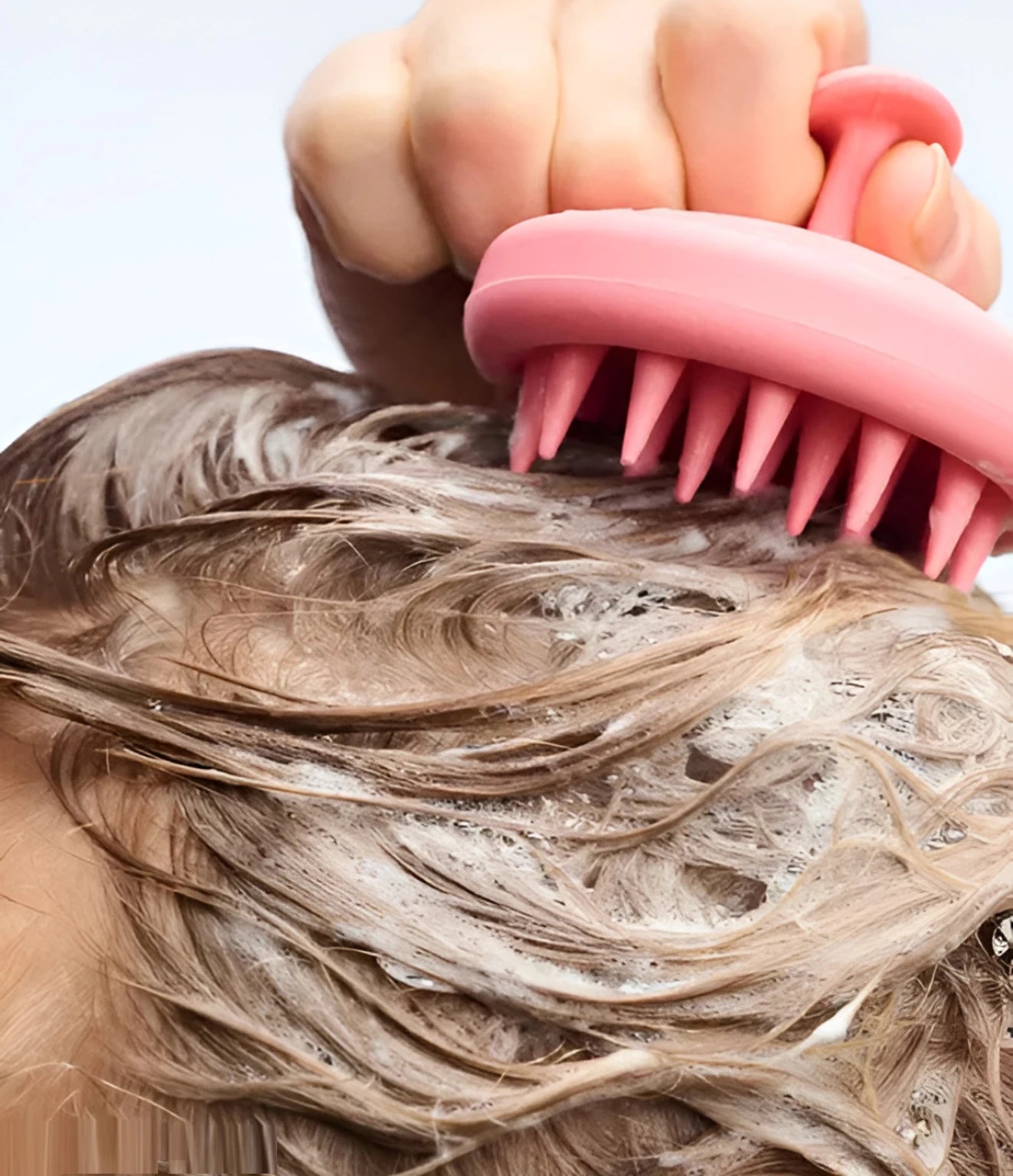 Curl Basics Scalp Round Hair Manual Massager Hair Brush - photo 2