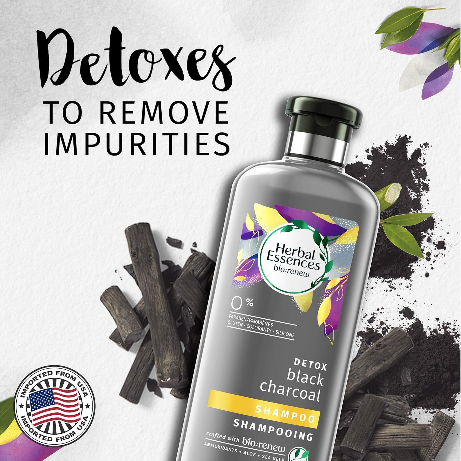 Herbal Essences Bio Renew Detox Black Charcoal Shampoo - photo 6