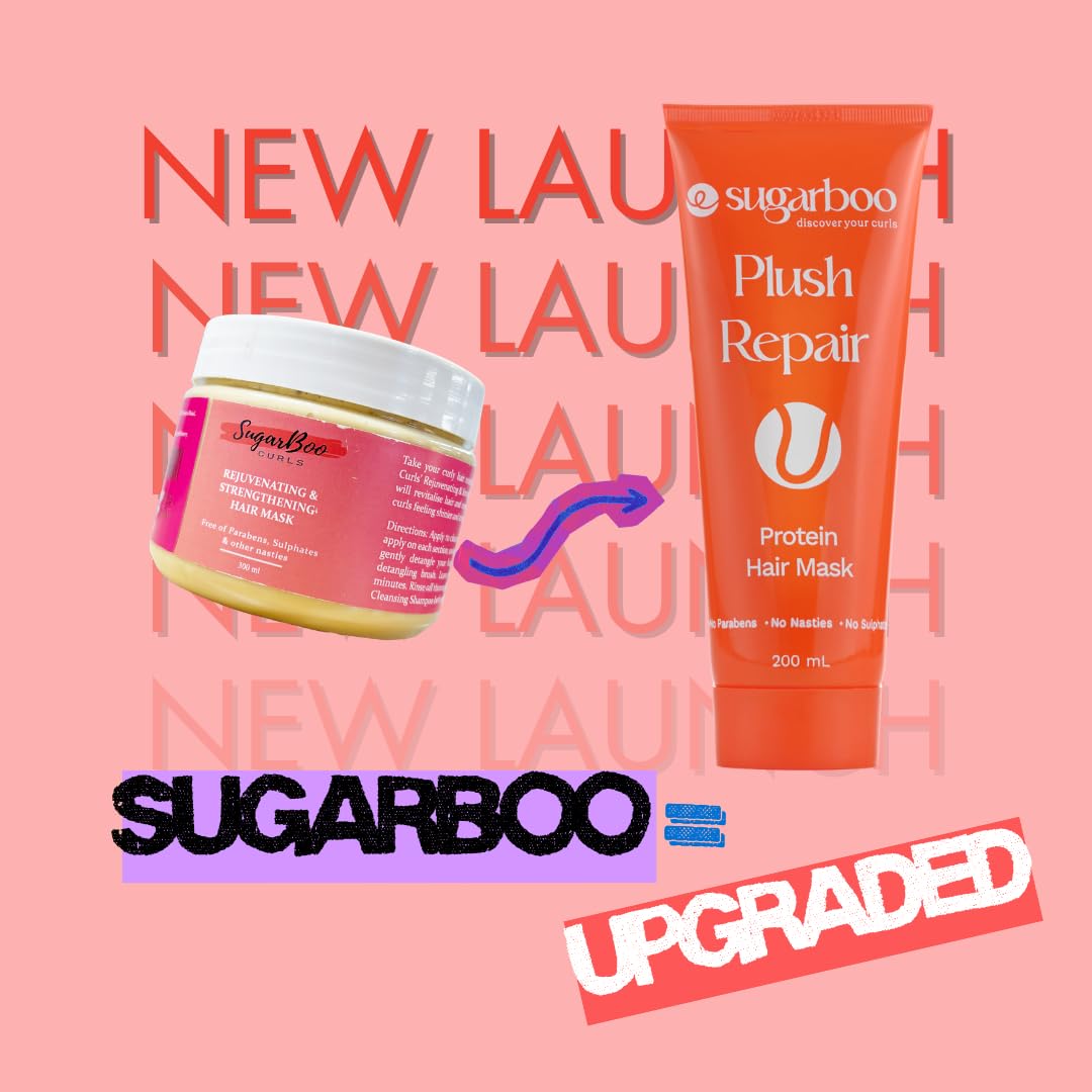 SugarBoo Curls Plush Repair Protein Hair Mask - photo 3