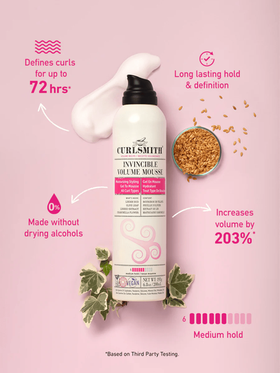 Curlsmith Invincible Volume Hair Mousse - photo 3