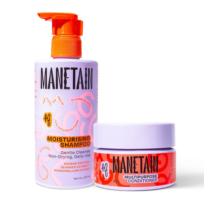Manetain Multipurpose Conditioner, Moisturising Shampoo Duo - 200_ML