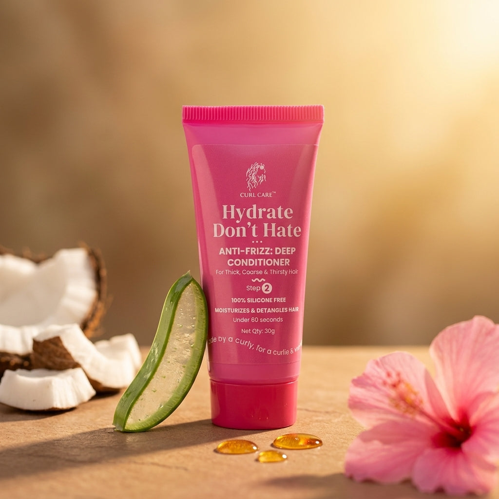Curl Care Hydrate Don't Hate Anti Frizz Deep Conditioner - photo 4