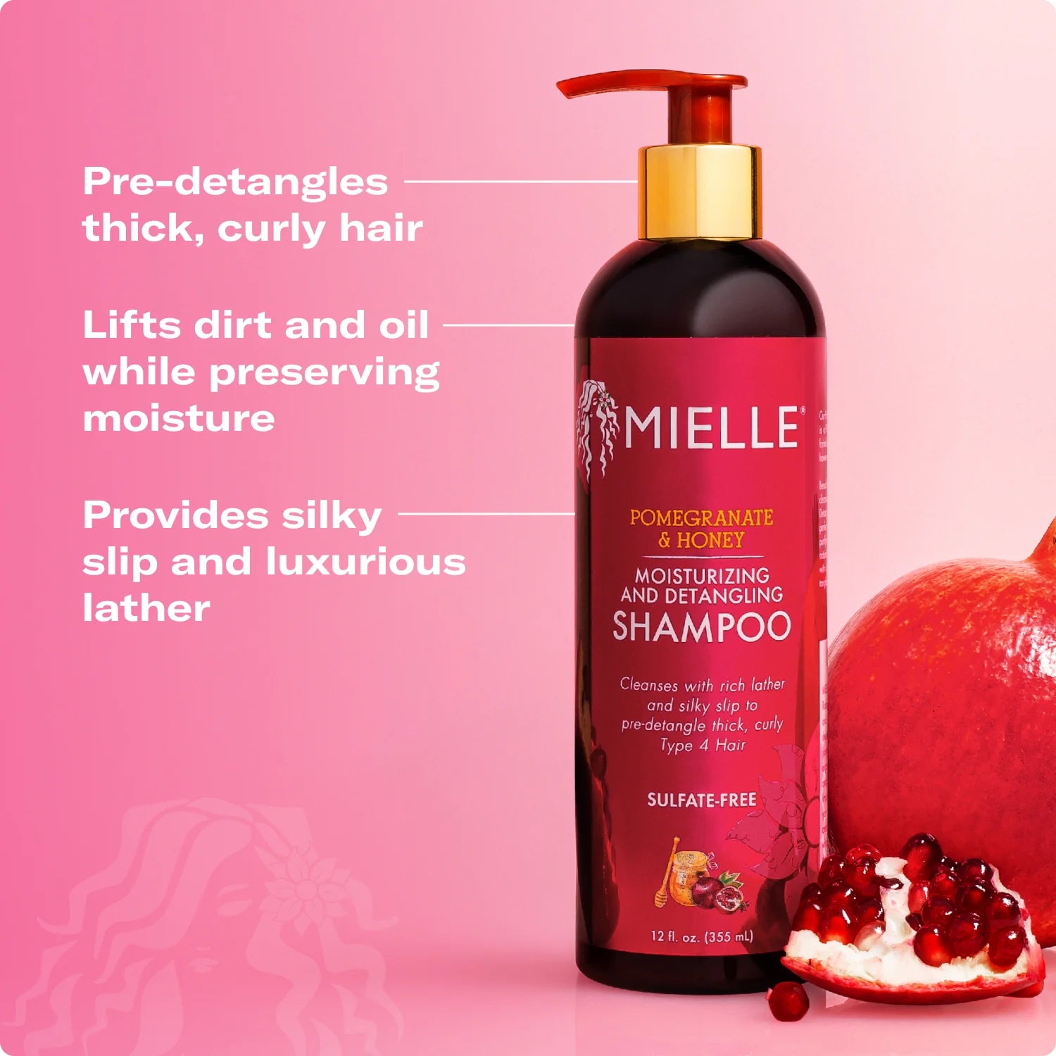 Mielle Pomegranate & Honey Shampoo - photo 2