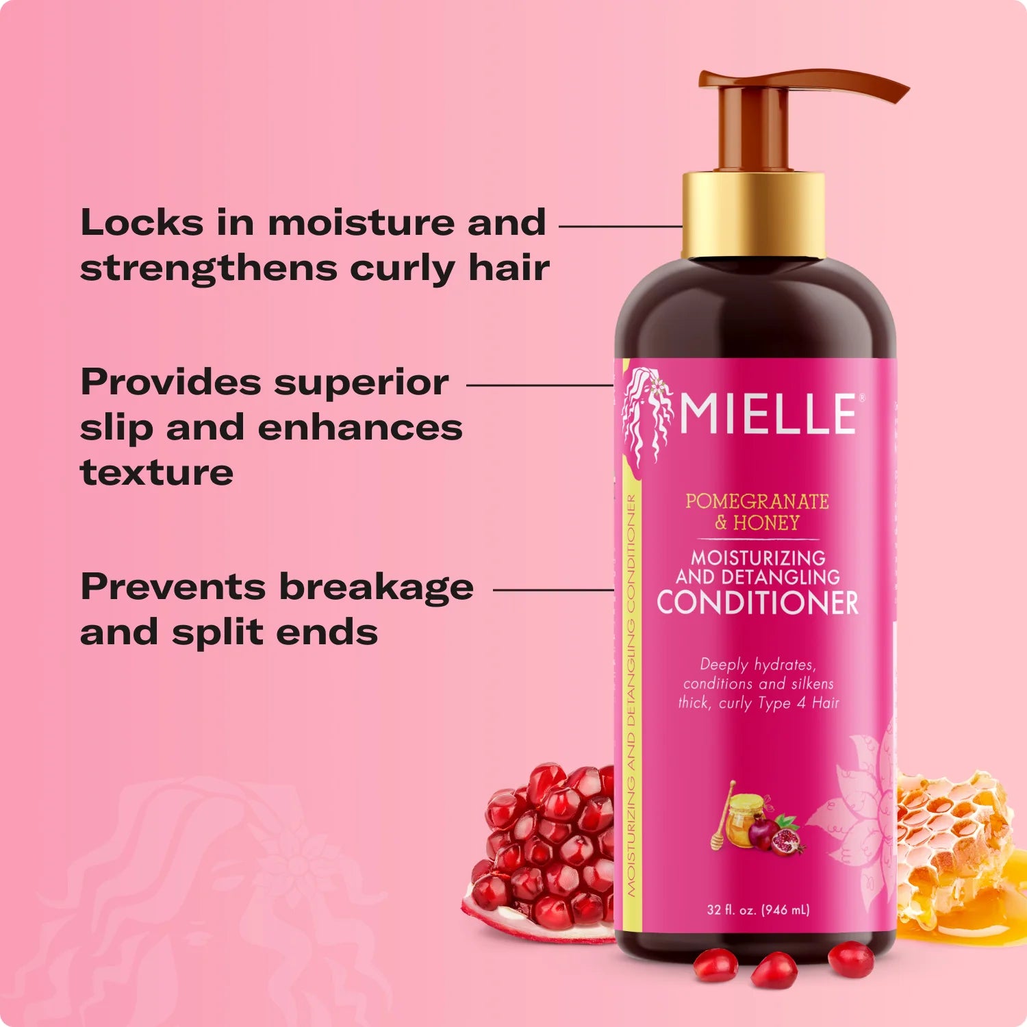 Mielle Organics Pomegranate & Honey Conditioner - photo 4