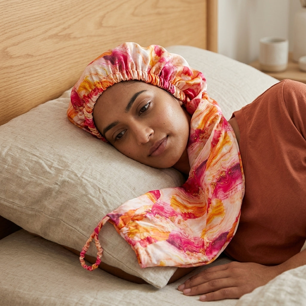 Curlyn Satin Bonnet Dryer (Printed)