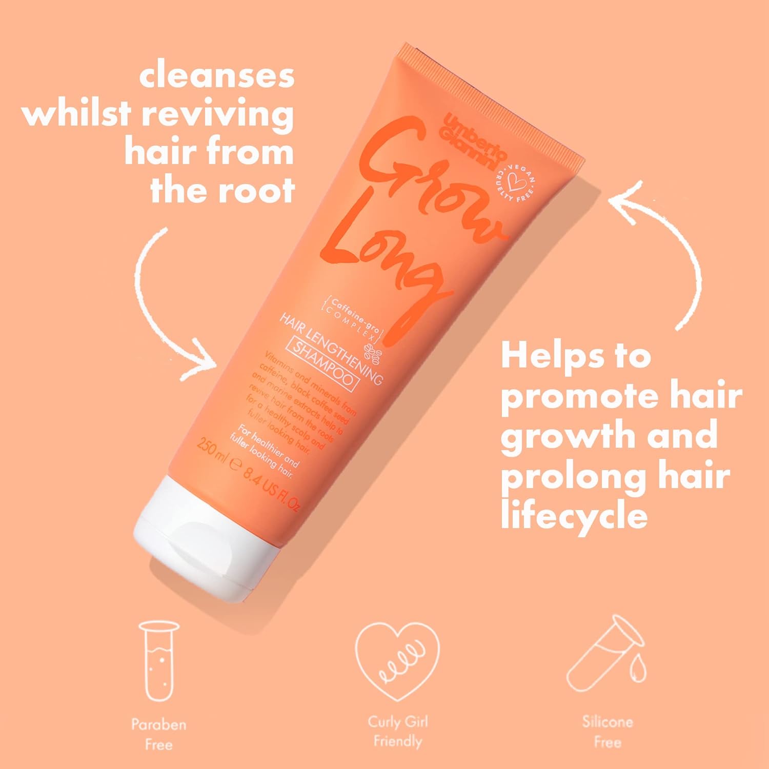 Umberto Giannini Grow Long Hair Lengthening Shampoo - photo 4