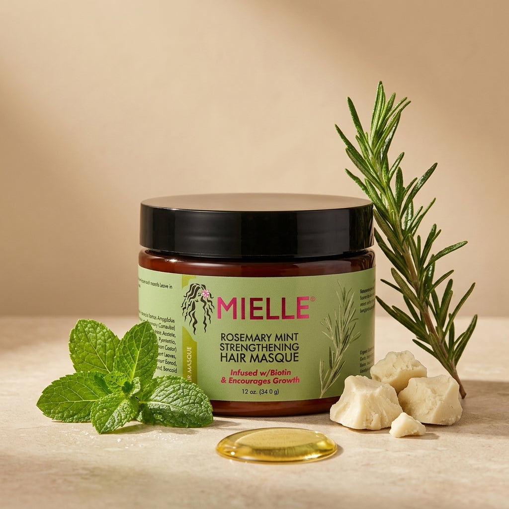 Mielle Organics Rosemary Mint Strengthening Hair Masque - photo 3