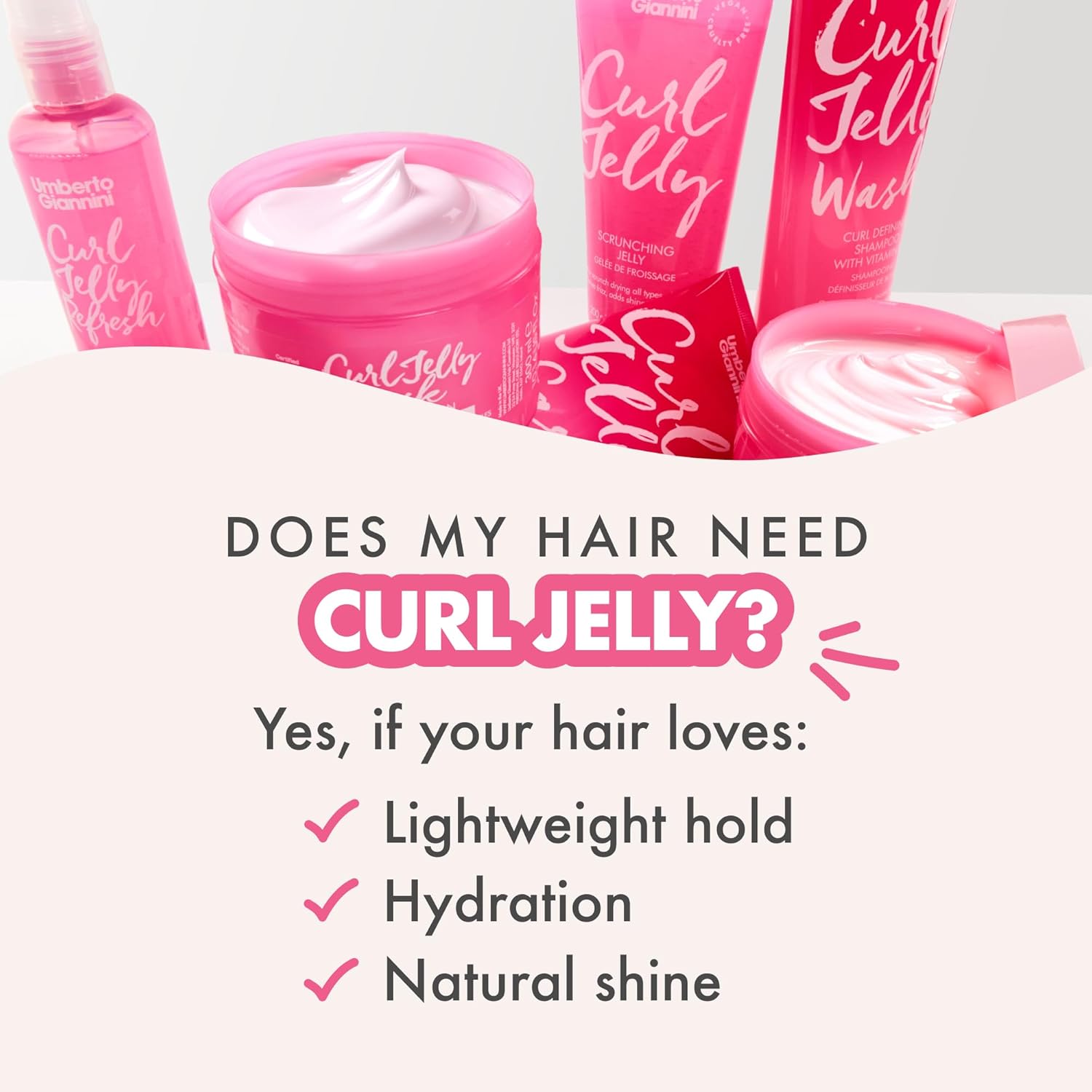 Umberto Giannini Crème de Curl Control Cream