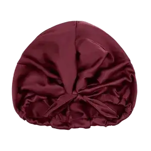Curl Basics Satin Bonnet - Maroon