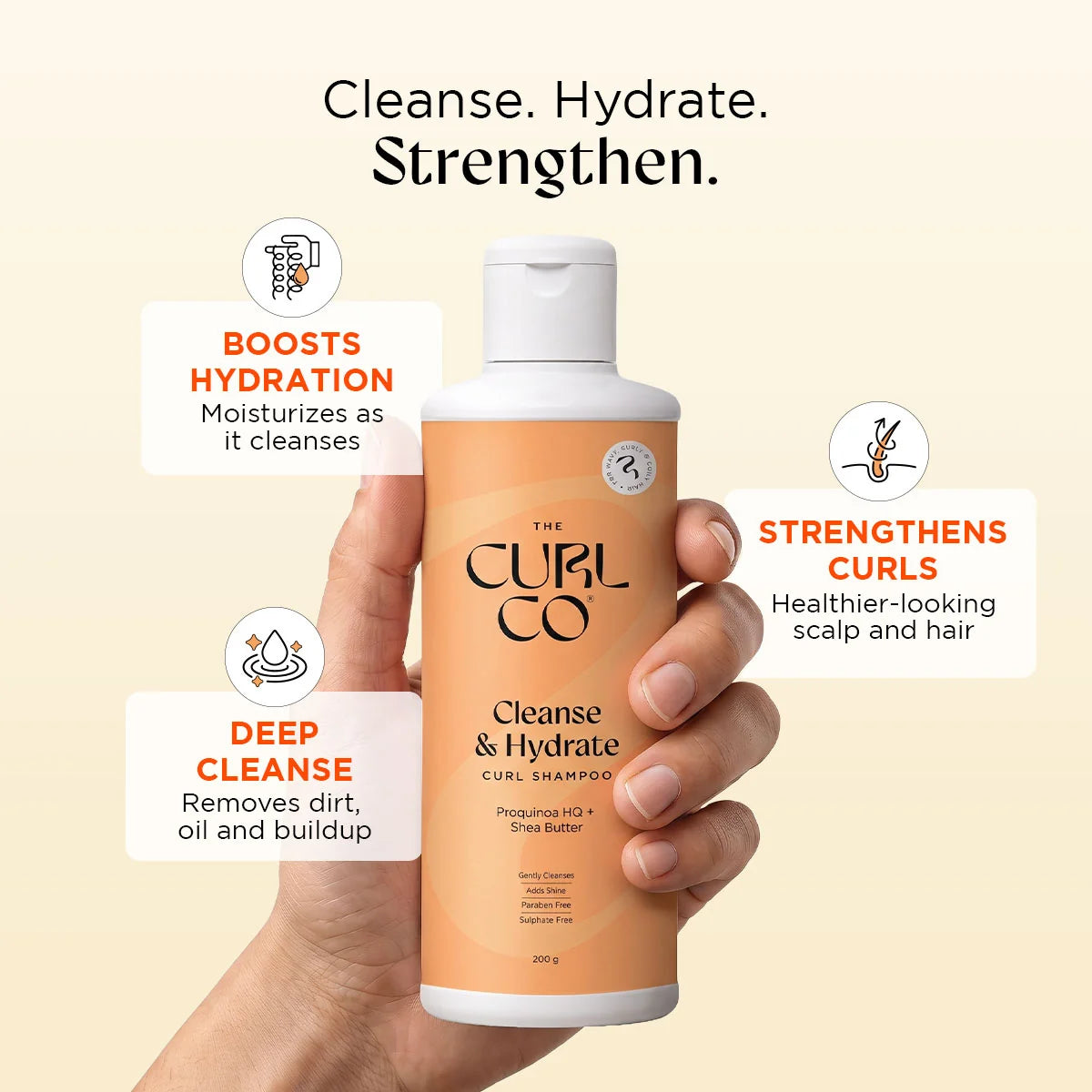The Curl Co Cleanse and Hydrate Curl Shampoo