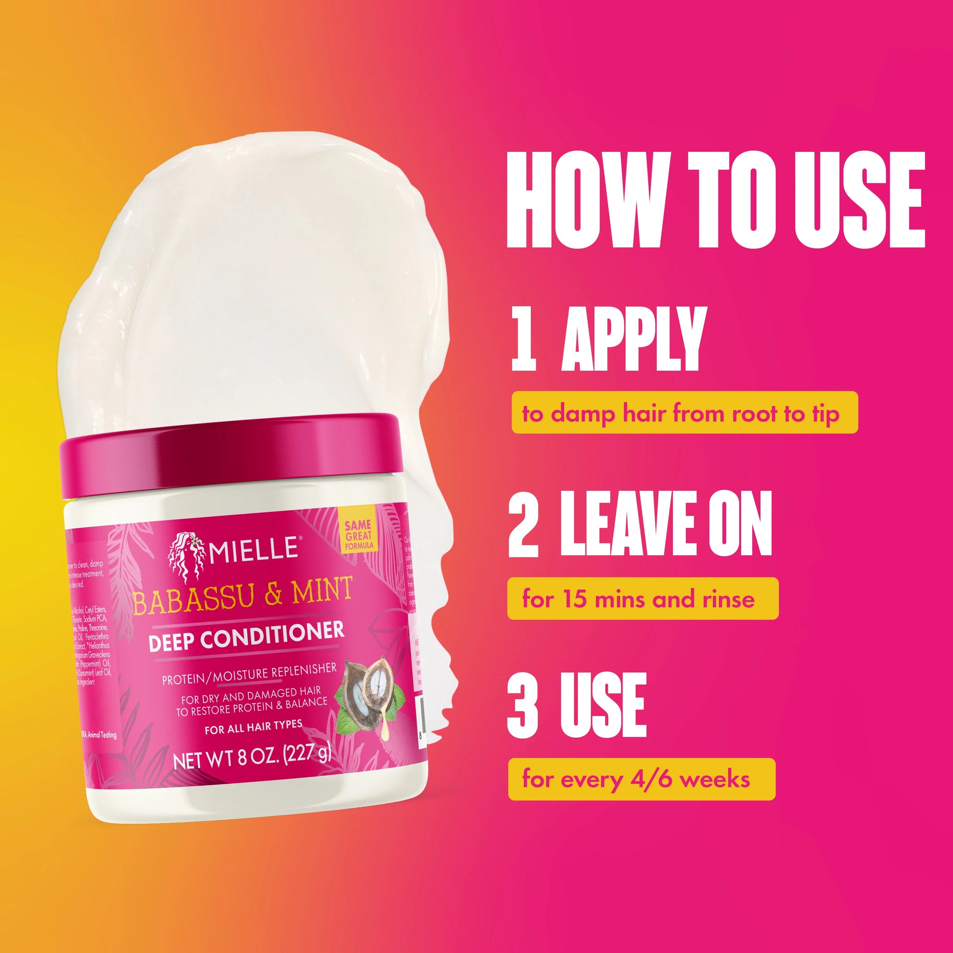 Mielle Organics Babassu & Mint Deep Conditioner - photo 4