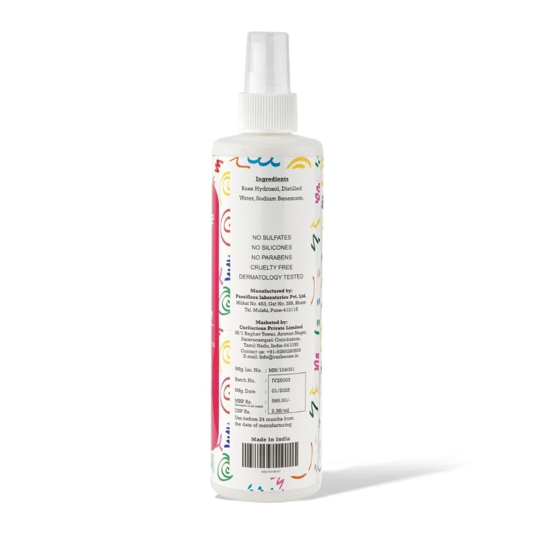 Curlsense Rose Water Refresh Spray - photo 3