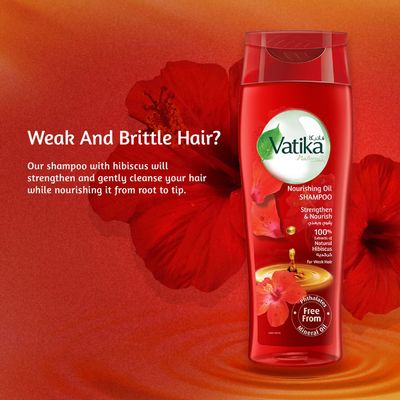 Vatika Naturals Strengthen & Nourish Oil Shampoo - photo 4