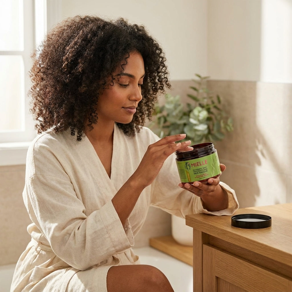 Mielle Organics Rosemary Mint Strengthening Hair Masque - photo 4